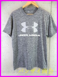 【送料300円可】1060s4◆美品です◆吸汗速乾◆UNDER ARMOUR アンダーアーマー 半袖ドライシャツ LG/カットソー/Tシャツ/ジャージジャケット