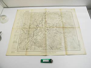 J2/古地図 中野 長野県 大正4年 大日本帝国陸地測量部 /戦前資料