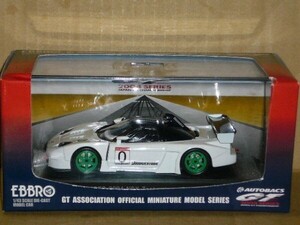 1/43 EBBRO JGTC2004 HONDA NSX TEST CAR 白