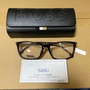 展示未使用品 BOSS ベッコウカラー メガネ 眼鏡 boss1614f コストコ