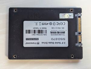 Transcend 　SSD128GB【動作確認済み】072649　