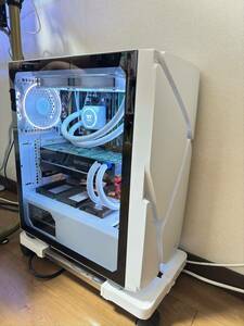 【美品】ATX PC ケースENERMAX MARBLE Shell MS30 ARGBファン内臓　ホワイト　白　アドレサブルRGBLED ファン ARGB ハブ内臓