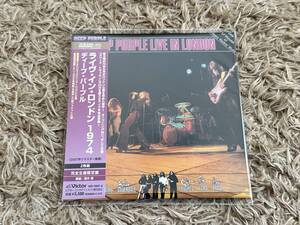 紙ジャケ ディープ・パープル／ライヴ・イン・ロンドン 1974 DEEP PURPLE/LIVE IN LONDON 国内盤 K2HD HQCD 2枚組 廃盤