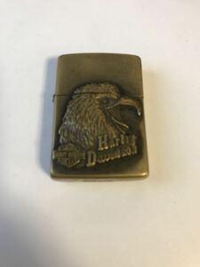 送料無料 希少 良品 ハーレーダビッドソン　ZIPPO 鷹　イーグル　IX F 1993年製　6月　ジッポ ハーレー　HARLEY DAVIDSON メタル