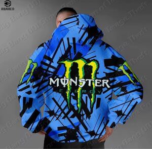 MONSTER ロゴフード付きスウェット パーカー S〜5XL /カラー選択可