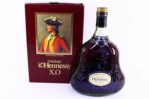 ●【未開栓】Hennessy ヘネシー XO 金キャップ 1000ml 40％ ブランデー コニャック お酒 アルコール 箱付き【10833823】