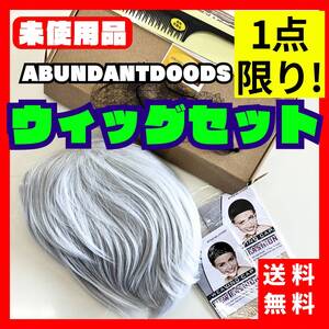 【未使用】ABUNDANTDOODS ウィッグセット ホワイト JK124