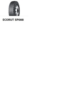 □□DUNLOP トラックバス SP088 225/80R17.5 123/122♪225/80/17.5 ダンロップ ECORUT 低燃費