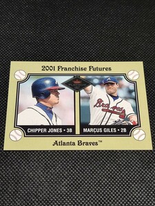 2001 FLEER FRANCHISE FUTURES 008/201 CHIPPER JONES チッパー・ジョーンズ/ MARCUS GILES マーカス・ジャイルズ