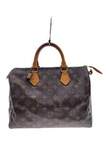 LOUIS VUITTON◆1)スピーディ30_モノグラム・キャンバス_BRW/PVC/BRW