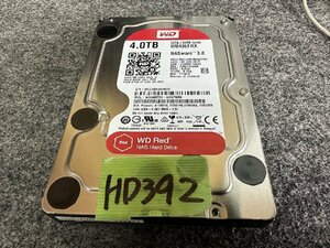 【送60サイズ】 WD WDC WD40EFRX-68WT0N0 4TB 使用53731時間 3.5インチSATA HDD 中古品