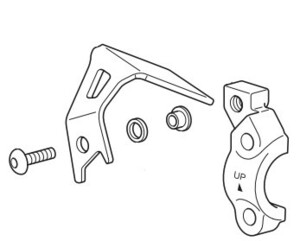 Honda 二輪車ETC車載器用ステー　JRM-11　新品未使用　バルク部品　油圧クラッチ用　ハンドル径22mm