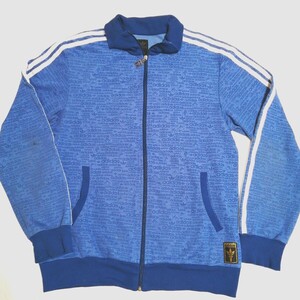 adidas トラックジャケット ジャージ XL 青 ピクトグラム 1976