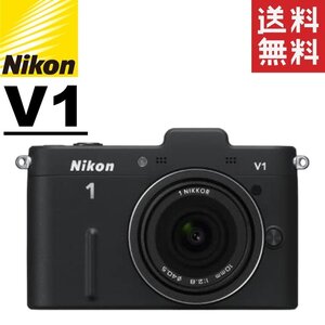 ニコン Nikon 1 V1 10mm レンズキット ブラック ミラーレス 一眼レフ 中古