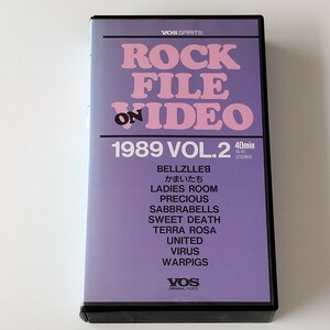 【VHS/ビデオ】ROCK FILE ON VIDEO 1989 VOL.2(VOS-4539)月刊宝島/BELLZLLEB/かまいたち/LADIES ROOM/SABBRABELLS/UNITED/WARPIGS/VIRUS