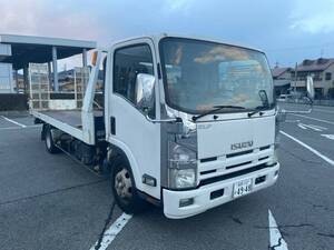 ★積載車★H22年★★花見台★ローダー★エルフ積載量3000KG★ワイドロング★インタークーラターボ★車検付き★