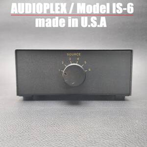 ラインセレクター AUDIOPLEX IS-6 / made in U.S.A 入力切り替え AC-241203