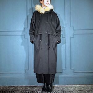 *SPECIAL ITEM* USA VINTAGE FUR WOOL MODS COAT/アメリカ古着ファーウールモッズコート