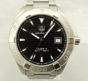 TAG Heuer AQUARACER WAY2110.BA0928 CALIBRE5 AUTOMATIC 41mm タグホイヤー 自動巻き アクアレーサー 300ｍｍ防水 キャリバー５ 中古