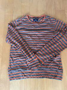 R NEWBOLD 長袖Tシャツ ボーダー　L