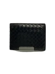 BOTTEGA VENETA 2つ折り財布 レザー ブラッ メンズ 113112 V4651 1000 イントレチャートカーフレザー