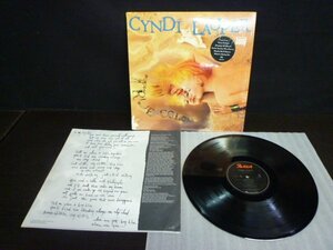 TMB-06573-03 LPレコード CYNDI LAUPER シンディ・ローパー TRUE COLORS トゥルー・カラーズ OR 40313