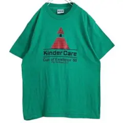 US古着 プリント KinderCare Tシャツ シングルステッチ