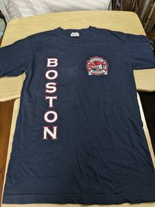 【服飾】 ビンテージ レア Tシャツ バンド 当時物? DROPKICK MARPHYS ドロップキックマーフィーズ BOSTON BAY SIDE 紺 M 半袖