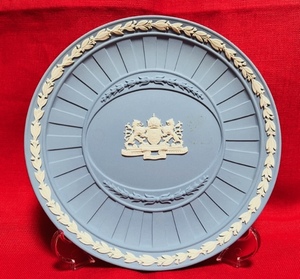 WEDGWOOD ウェッジウッド　皿　TRAY トレイ　JASPER ジャスパー　ペールブルー　訳あり　未使用