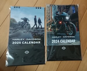 正規品　ハーレーダビットソン 2024年＆2025年卓上カレンダーセット 新品　Harley-Davidson