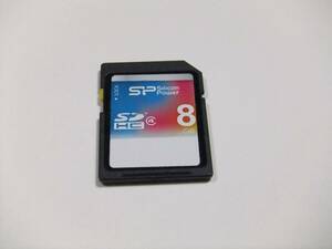 SDHCカード 8GB CLASS4 フォーマット済み 1枚