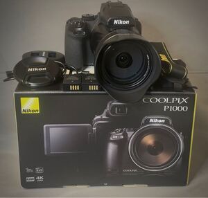 ニコン クールピクス COOLPIX P1000 NIKON コンパクトデジタルカメラ 美品　バッテリー2個　プロテクトフィルター　充電器