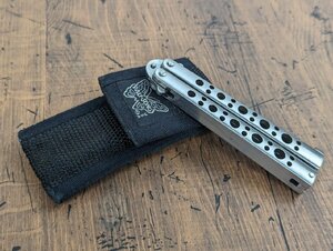 ※○M351/BENCHMADE ベンチメイド /BALI-SONG バタフライナイフ　ケース付き/1円～