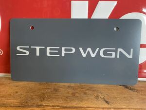 ホンダ HONDA ステップワゴン　STEP WGN e HEV ナンバープレート 展示用 ディーラー 純正 非売品 プレート 化粧プレート