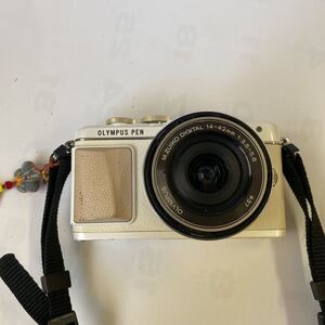 【D122】OLYMPUS PEN Lite E-PL7 14-42mm EZレンズキット ミラーレス一眼 ボディ レンズセット【60s】【未確認】