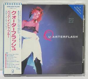 美品! (帯あり)[1987年発売/日本盤] クォーター・フラッシュ / バック・イントゥ・ブルー [ Quarterflash / Back into blue ]