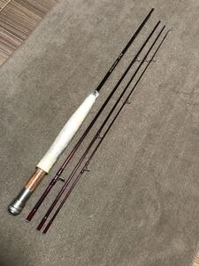 NAC CARBON FLY ROD 1114 7FT X4 LINE#4 ナック フライロッド 7フィート ワインレッド