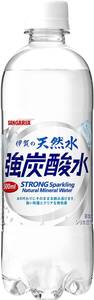 通常品 500ミリリットル (x 24) サンガリア 伊賀ノ天然水 強炭酸水 500ml 24入リ