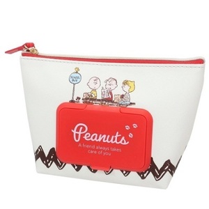 新品★PEANUTS★SNOOPY★抗菌seepo3★シーポ3★バス★スヌーピー★ウェットティッシュ入れ付ポーチ