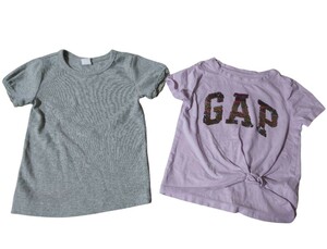 babyGAP ベビーギャップ 半袖Tシャツ 半袖トップス 2枚セット スパンコールTシャツ 105・110cm