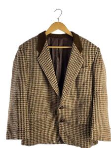 HARRIS TWEED◆テーラードジャケット/M/ウール/BRW