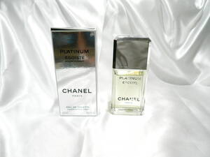 ☆CHANEL シャネル プラチナム エゴイスト オードトワレ 100ml 使用品 株式会社エムアンドディ輸入品 ☆