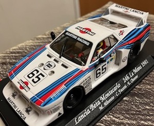 ●FLY(GB)1:32スロットカー//LANCIA BETA MONTECARLO Gr.5/マルティニ/LE MANS 1981/#65/M.アルボレート/未走行新品