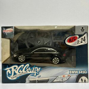 BMW 645Ci E63 ブラック 1/24 ラジコン ミニカー RASTAR R/C 完成品 黒色 6シリーズ 630 650 前期型　モデルカー