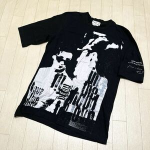 和298★① フランス製 agnes b. homme 花様年華 WONG KAR WAI シネマ Tシャツ 半袖 プリント 1 ブラック メンズ IN THE MOOD FOR LOVE