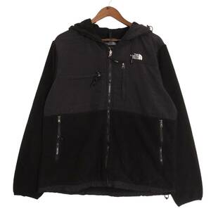 THE NORTH FACE ノースフェイス Denali デナリ フーディー フリースジャケット アウトドア ブラック (メンズ M) 中古 古着 A0690