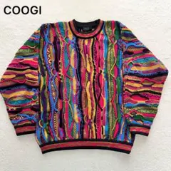 【美品】COOGI クージー 3Dニット セーター 立体 オーストラリア Y2K