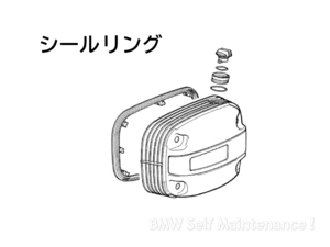 シールリング フィラーキャップ Oリング R1100RS R1100RT R1100R R1100GS R1150RS R1150RT R1150GS R1150R R1200C 11141340902 11141340901