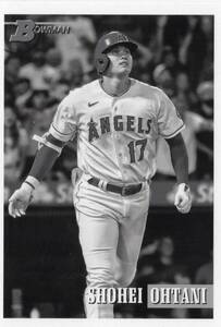 ［即決］Topps 大谷翔平 2021 Bowman Heritage Black & White 76 Los Angeles Angels