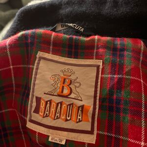 BARACUTA 97CM 38 ネービーウール93% スイングトップ　　デッドストック　ビンテージ　IVYトラッド 送料無料　